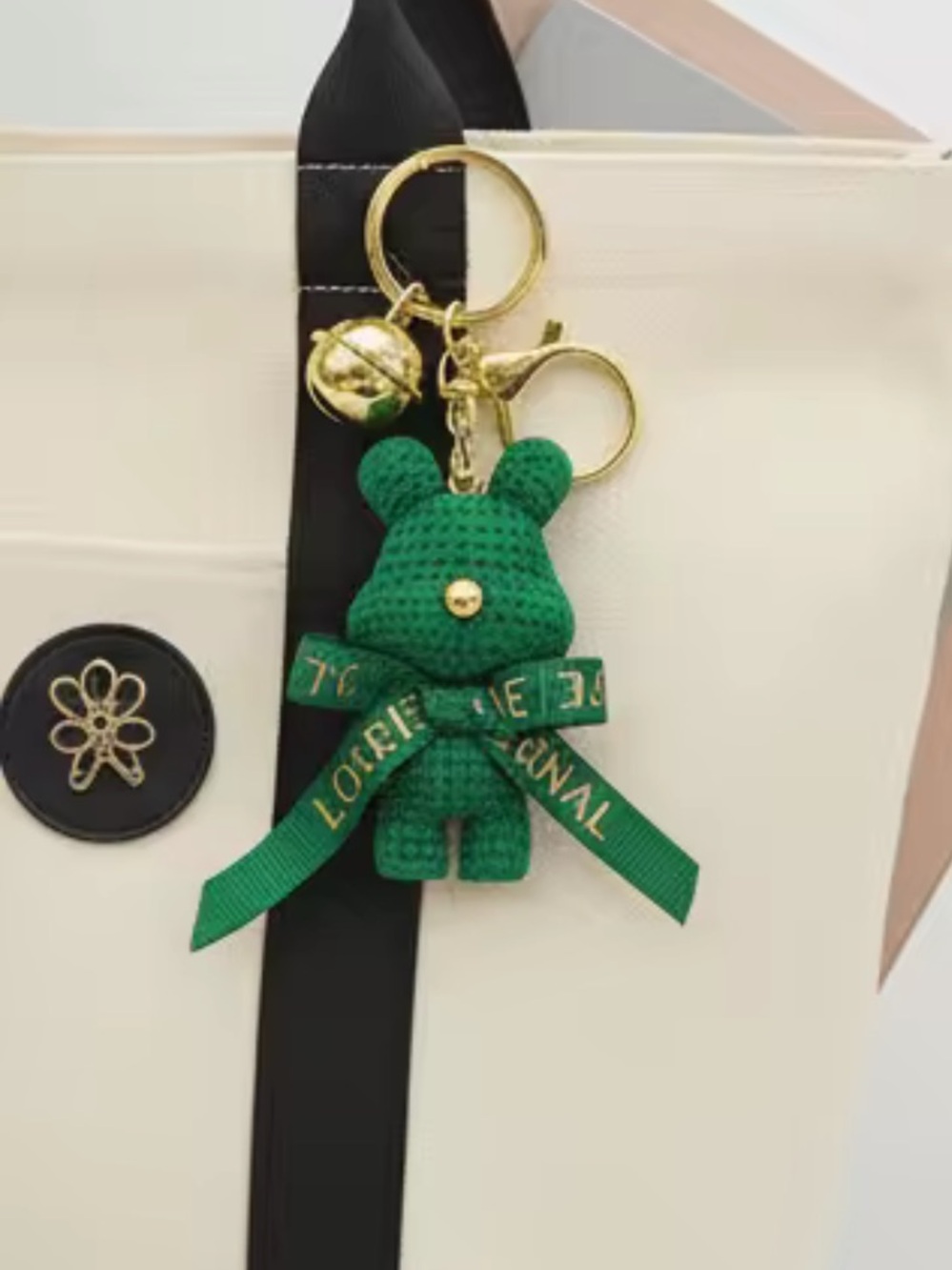 Green Bunny Keychain
